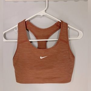Nike Burnt Orange Padded Sports Bra. -large